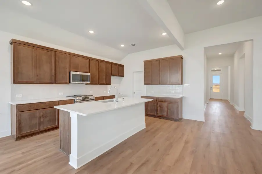 Furnished interior view inside a new home in The Meadows, Denton (Image 6).