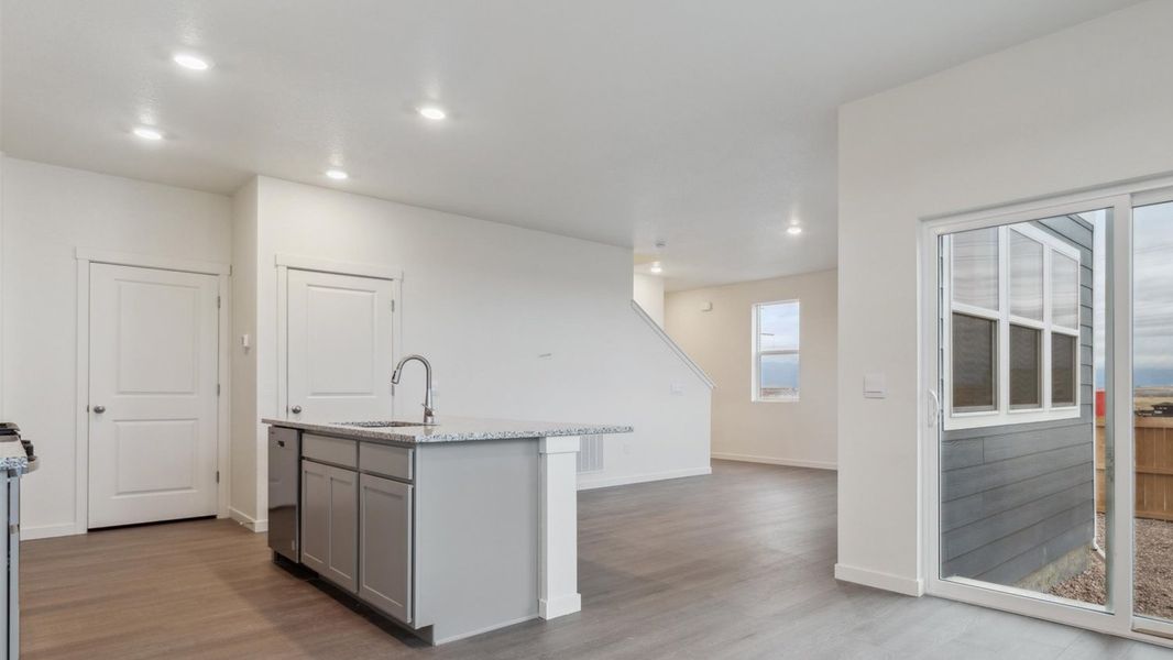 Furnished interior view inside a new home in Silver Peaks, Lochbuie (Image 5).