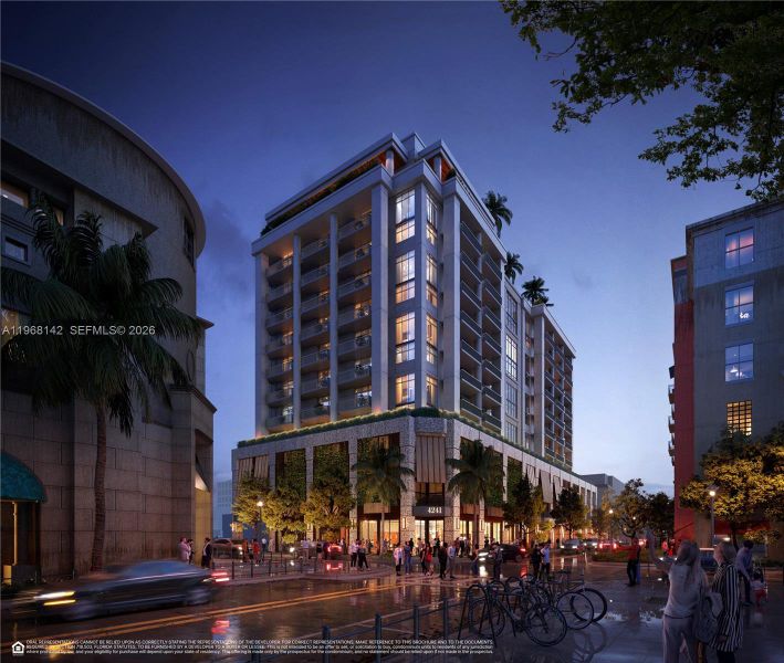 Condo located in Coral Gables, FL showcasing its design and architecture (Image 9).