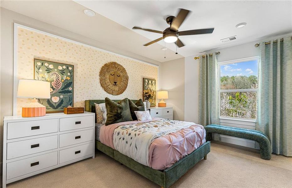 Furnished interior in a model home at Creekside at Skelton in Hoschton (Image 23). Furnished interior in a model home at Creekside at Skelton in Hoschton (Image 23).