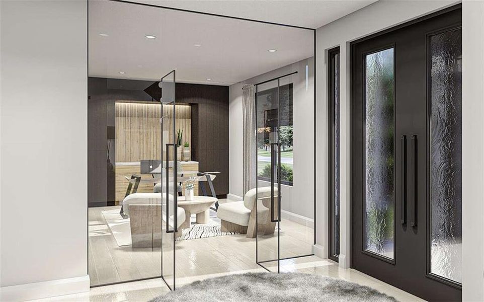 Furnished interior view inside a new home in , Lawrenceville (Image 11).