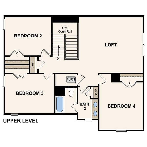 2D floor plan layout for the Grandby by Century Communities in Martins Glen, Antioch, TN (Image 3). 2D floor plan layout for the Grandby by Century Communities in Martins Glen, Antioch, TN (Image 3).