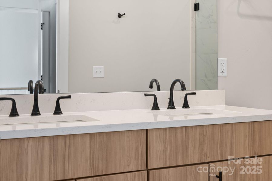 Close-up of interior finishes inside a home in , Asheville (Image 9).