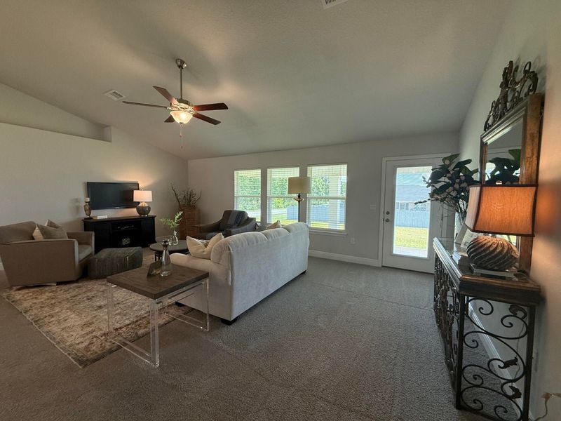 Furnished interior view inside a new home in Ashton View, Crestview (Image 6). Furnished interior view inside a new home in Ashton View, Crestview (Image 6).