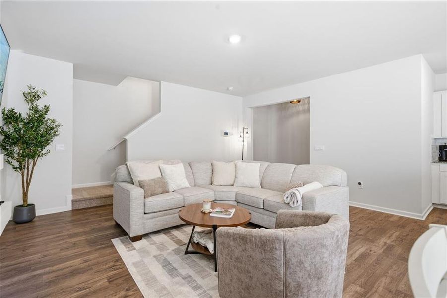 Furnished interior view inside a new home in , Dahlonega (Image 9). Furnished interior view inside a new home in , Dahlonega (Image 9).