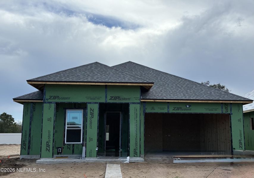 In-progress construction of a new home in Madeira, St. Augustine, FL (Image 13).