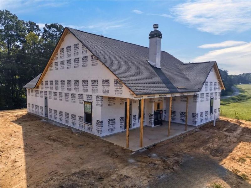 In-progress construction of a new home in , Rockmart, GA (Image 37). In-progress construction of a new home in , Rockmart, GA (Image 37).