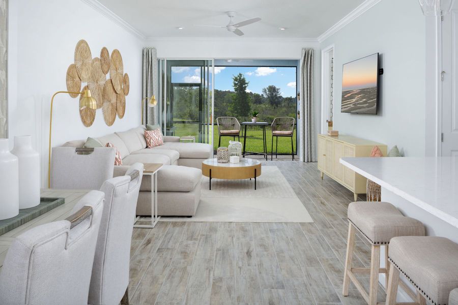Representative furnished interior of a home built from the Anclote by Mattamy Homes in Wellen Park, Venice (Image 7).