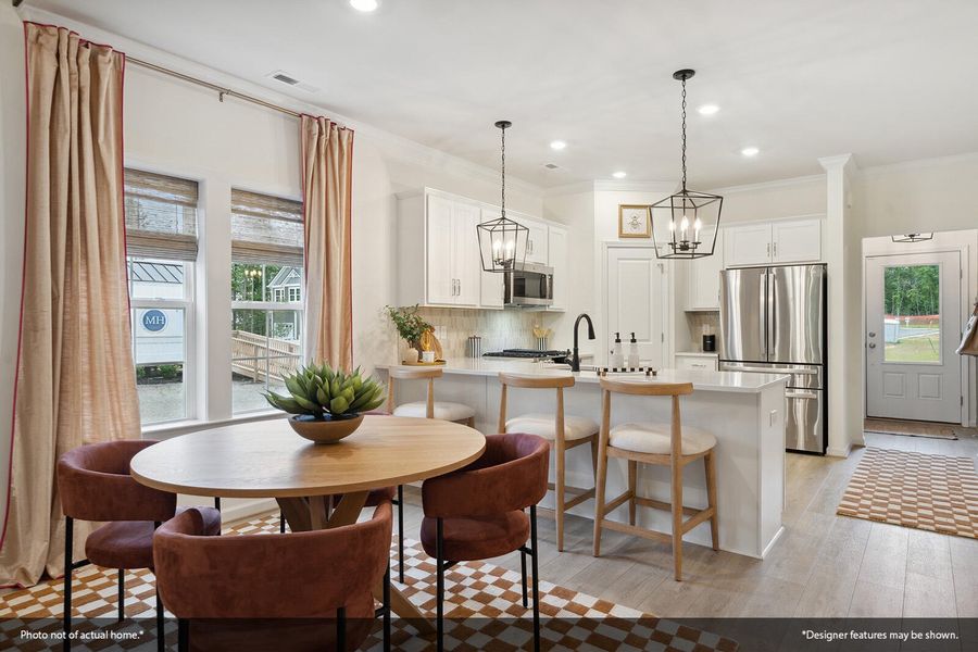 Furnished interior view inside a new home in Central Creek, Goose Creek (Image 3).