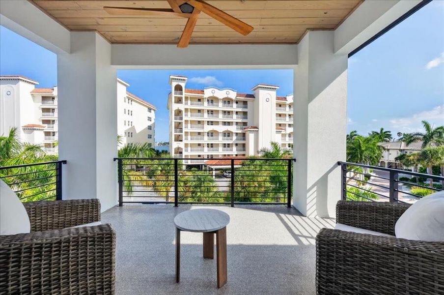 Exterior details and patio area of a home in , Redington Shores (Image 35).