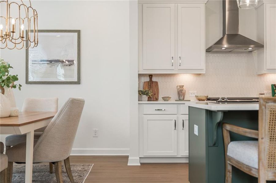 Furnished interior view inside a new home in Townes at South Main, Kennesaw (Image 8).
