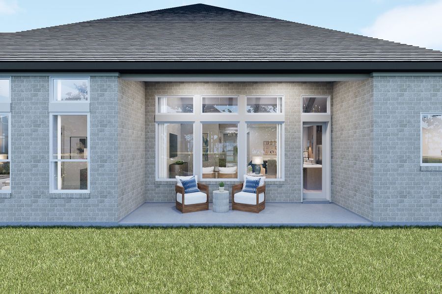 Representative exterior details of a home built from the The Jacksboro by David Weekley Homes in The Woodlands Hills - Summit Collection, Willis (Image 3). Representative exterior details of a home built from the The Jacksboro by David Weekley Homes in The Woodlands Hills - Summit Collection, Willis (Image 3).