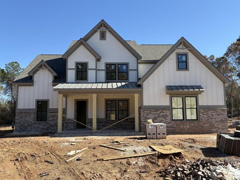 In-progress construction of a new home in Arden on Lanier, Cumming, GA (Image 25).