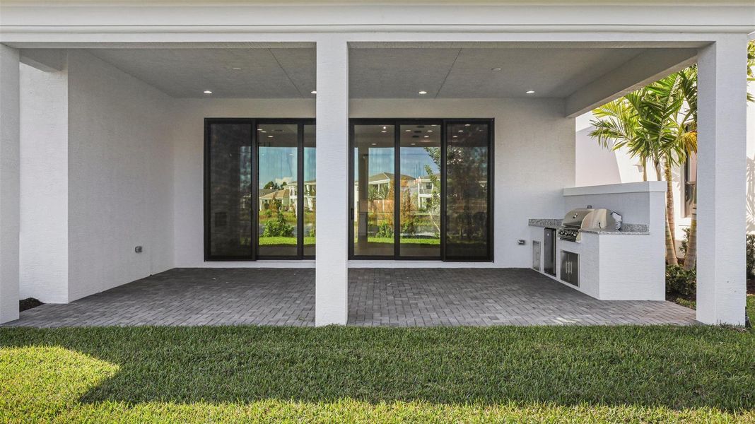 Exterior details and patio area of a home in , Palm Beach Gardens (Image 28).