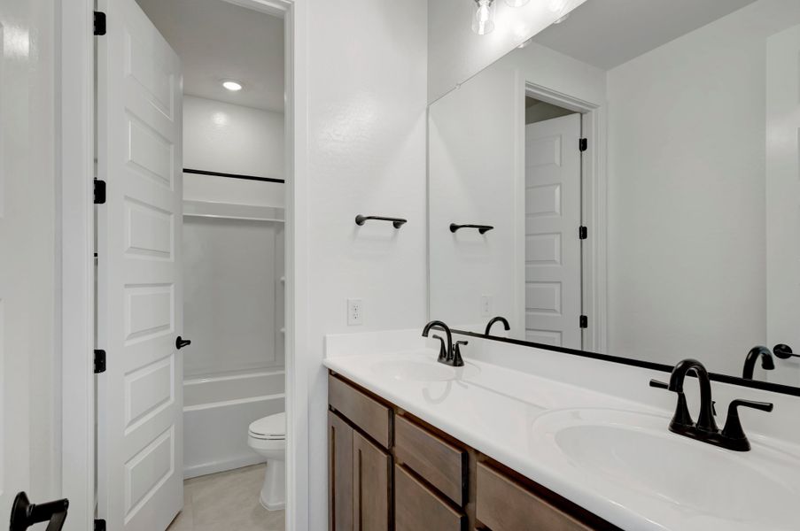 Furnished interior view inside a new home in Soleo, San Tan Valley (Image 13).