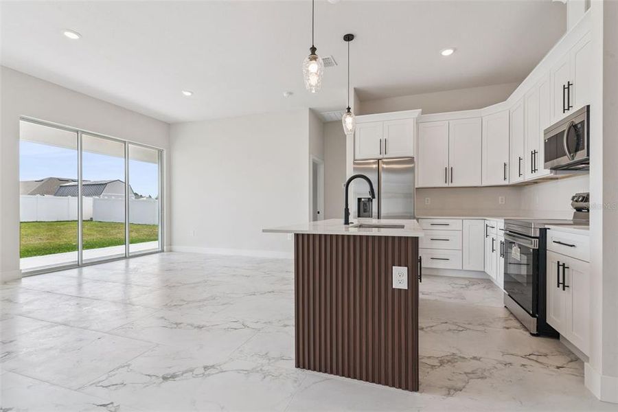 Furnished interior view inside a new home in , Belleview (Image 9).