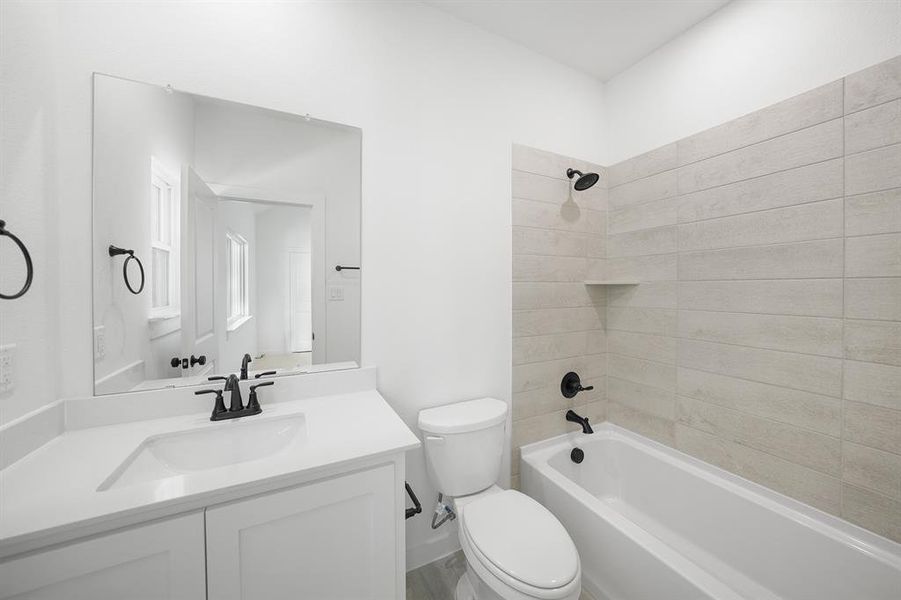 Furnished interior view inside a new home in Inspiration - Paradise Village, Lucas (Image 12).