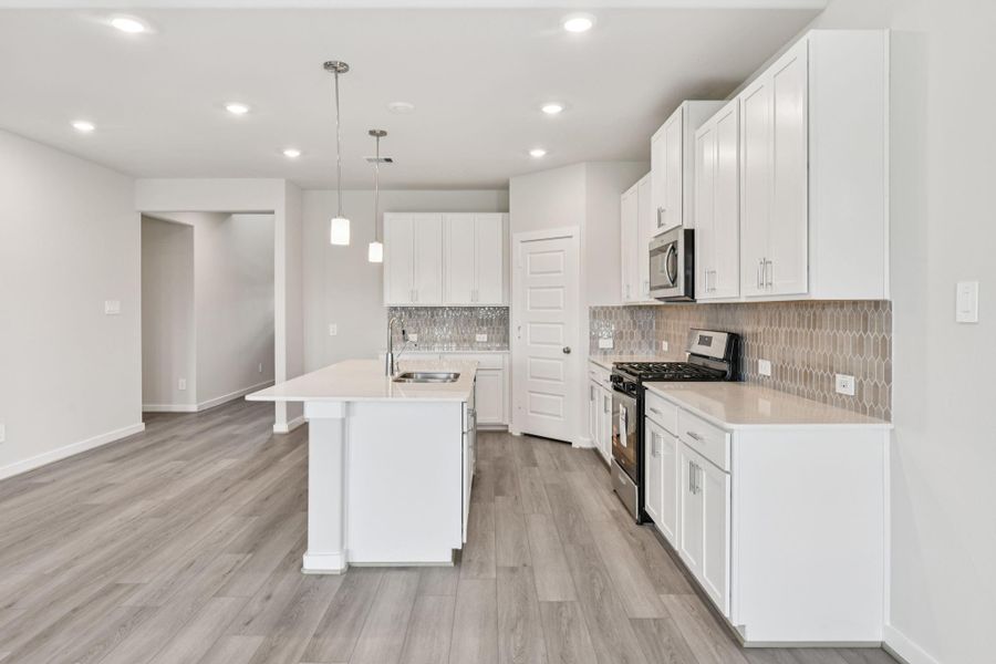 Photo is not of the actual home, but is an inspirational photo of builder’s model home and may depict options, furnishings, and/or decorator features that are not included