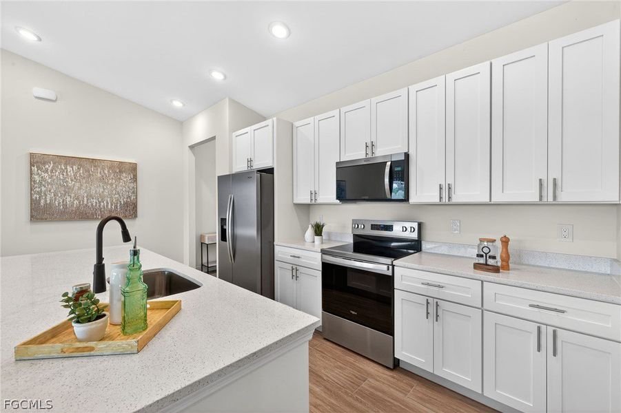 Furnished interior view inside a new home in Cape Coral, Cape Coral (Image 6). Furnished interior view inside a new home in Cape Coral, Cape Coral (Image 6).