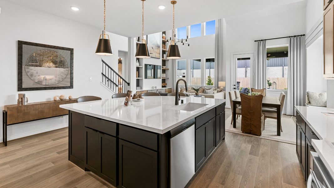 Representative furnished interior of a home built from the Magnolia by DRB Homes in Wildrye, Waller (Image 6). Representative furnished interior of a home built from the Magnolia by DRB Homes in Wildrye, Waller (Image 6).