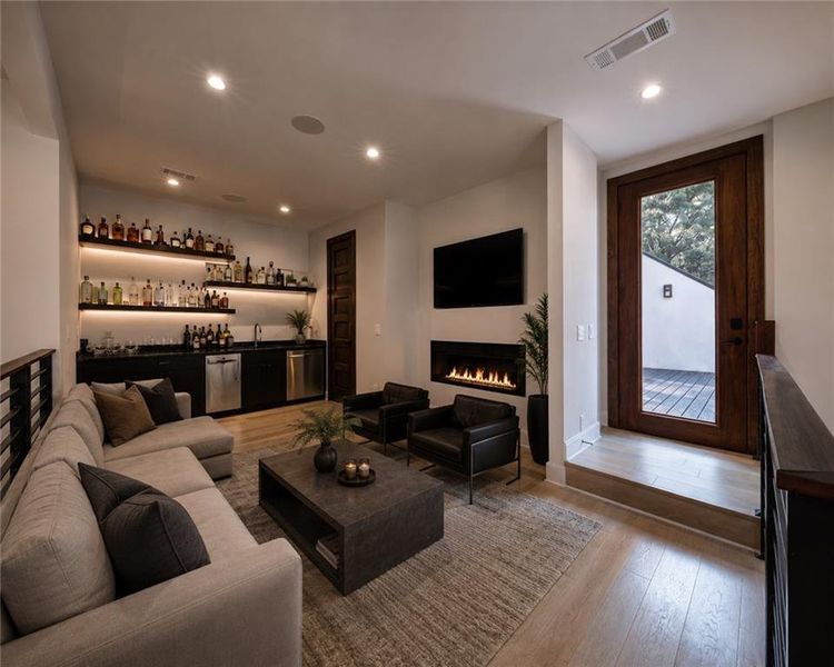 Furnished interior view inside a new home in , Atlanta (Image 7).