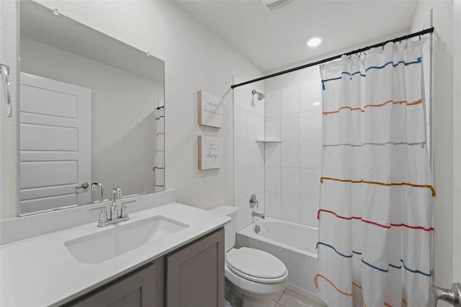 Furnished interior view inside a new home in , Aubrey (Image 7).