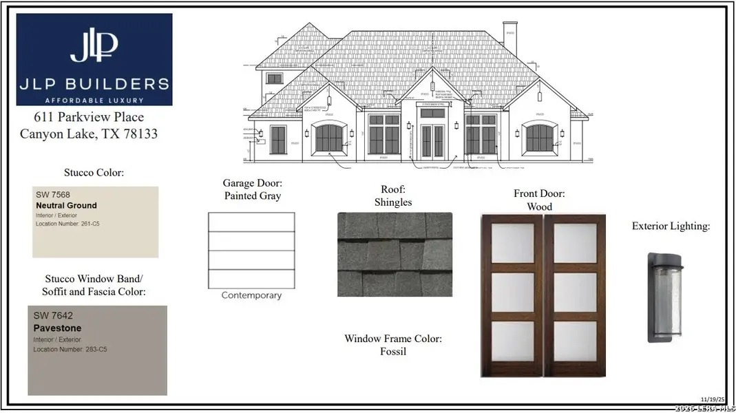 Sample of building materials used in homes in , Canyon Lake (Image 4).