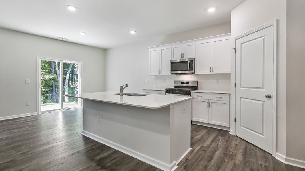 Furnished interior view inside a new home in Ridgewood Farms, Winterville (Image 2). Furnished interior view inside a new home in Ridgewood Farms, Winterville (Image 2).