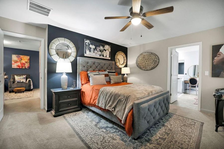 Furnished interior view inside a new home in , Dawsonville (Image 8).