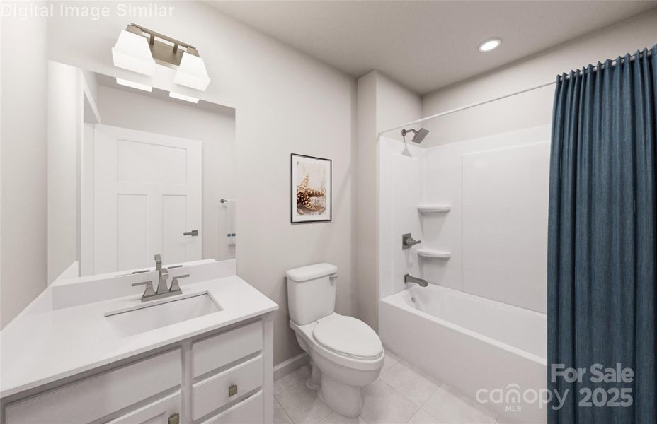 Furnished interior view inside a new home in Overture Pointe Ranches, Hickory (Image 15).