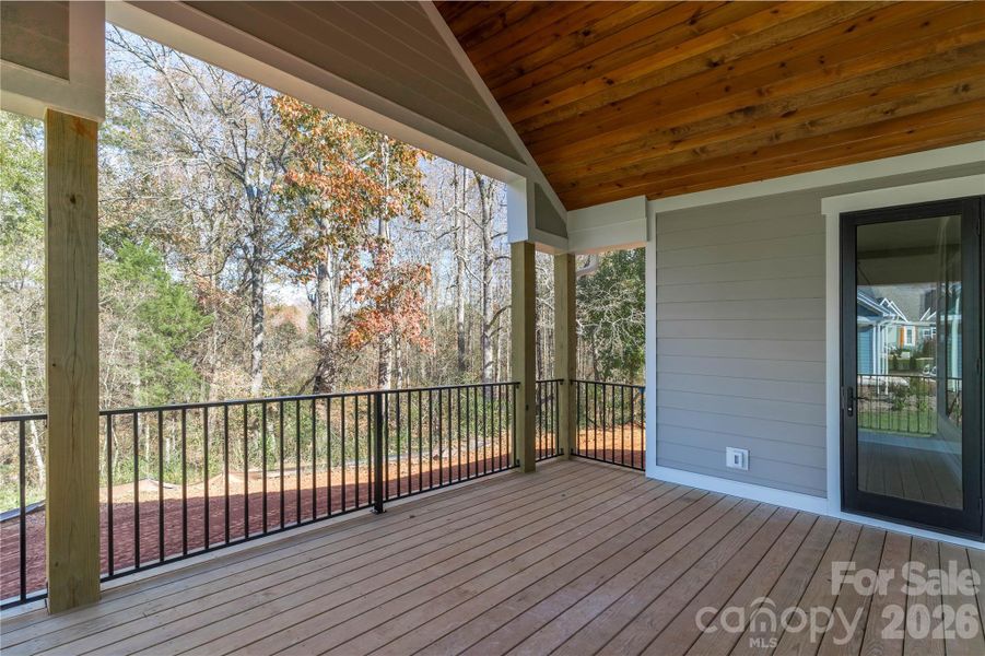 Exterior details and patio area of a home in , Maiden (Image 21).