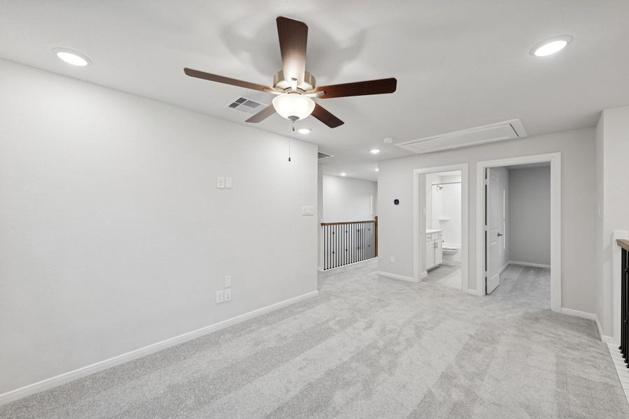 Spacious, unfurnished interior of a new home in The Grand Prairie 40’, Hockley (Image 25). Spacious, unfurnished interior of a new home in The Grand Prairie 40’, Hockley (Image 25).