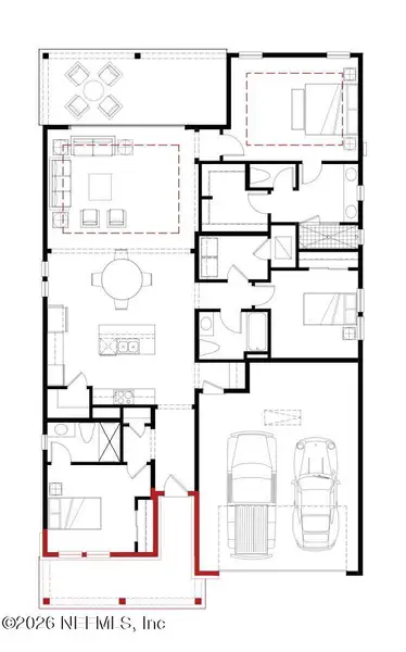 2D floor plan layout of this home in , St. Augustine, FL (Image 3).