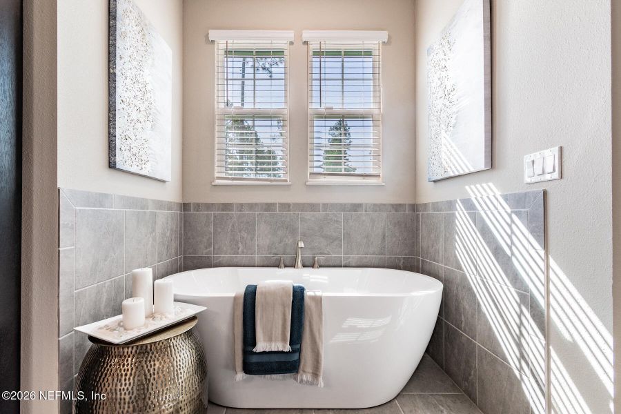 Furnished interior view inside a new home in , Hilliard (Image 10).