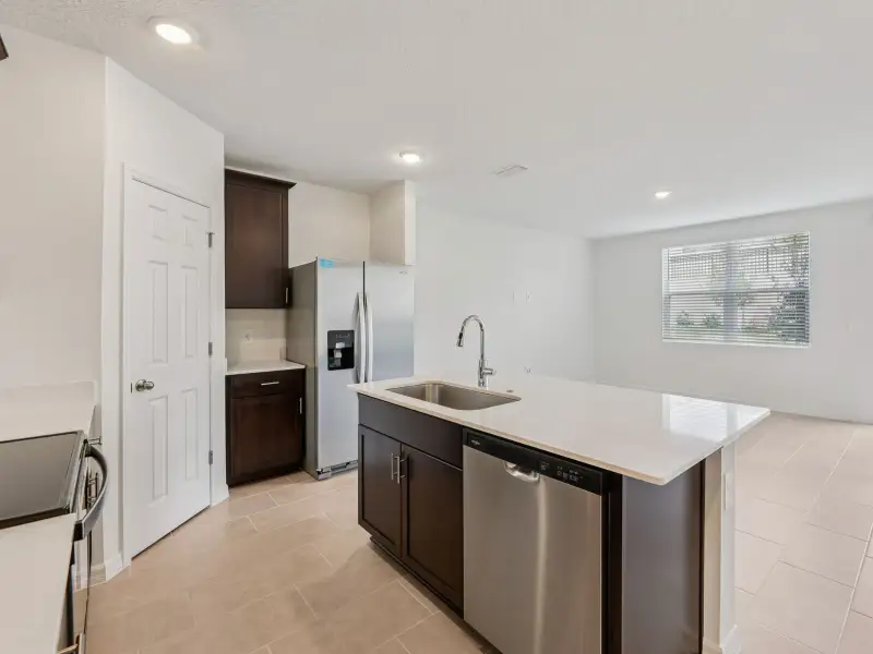 Furnished interior view inside a new home in Cagan Crossings West, Clermont (Image 3).