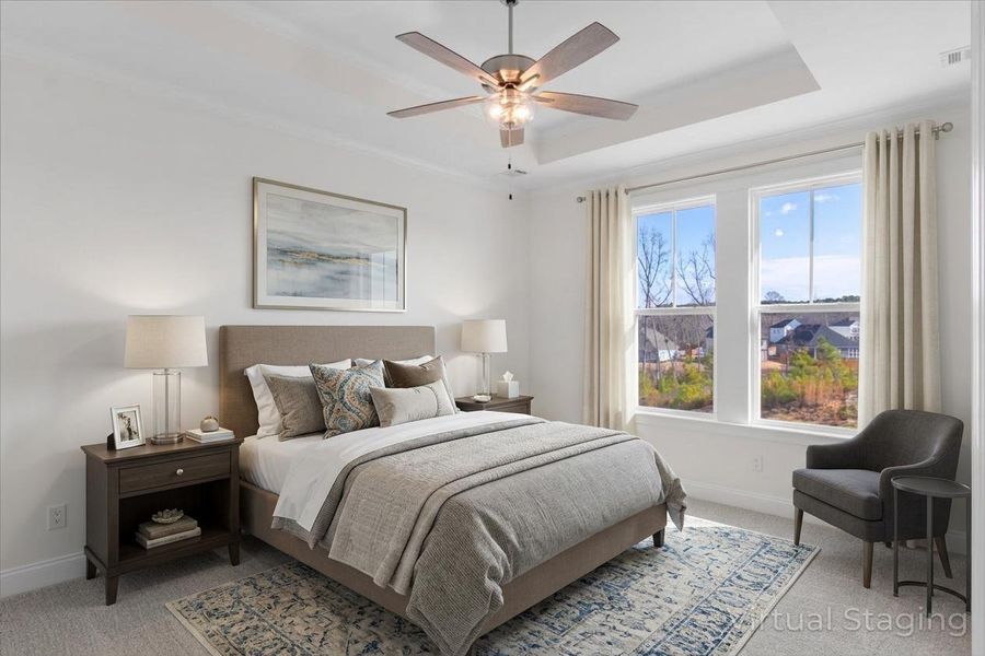 Furnished interior view inside a new home in Sinclair at Crawford Creek, Grovetown (Image 14).