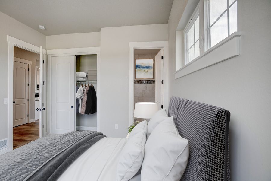 Representative furnished interior of a home built from the The Columbine by Landmark Homes in Country Farms Village - The Cottages, Windsor (Image 11).