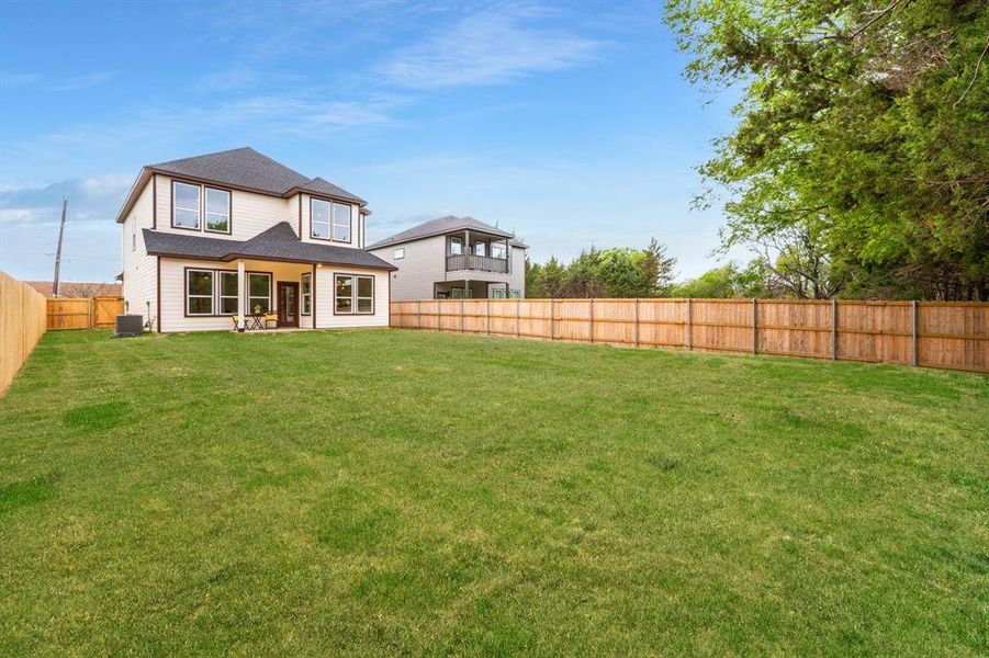 Exterior details and patio area of a home in , Ennis (Image 24). Exterior details and patio area of a home in , Ennis (Image 24).