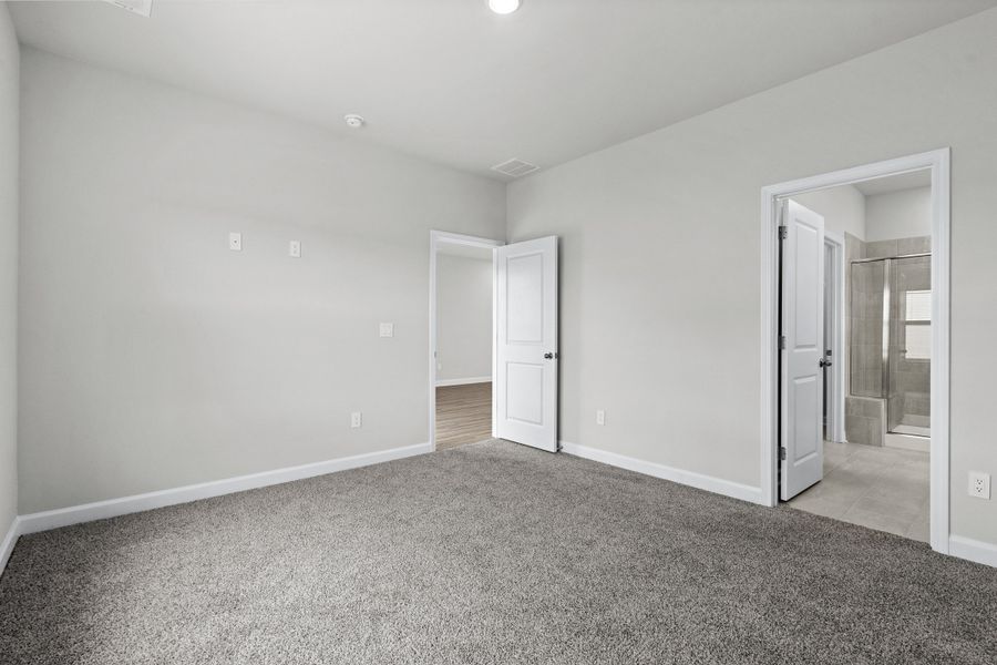 Spacious, unfurnished interior of a new home in Cypress Ridge - The Boardwalk Series, Longs (Image 18). Spacious, unfurnished interior of a new home in Cypress Ridge - The Boardwalk Series, Longs (Image 18).