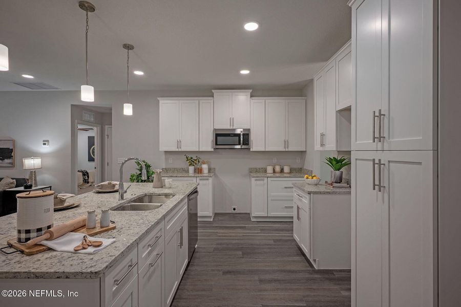 Furnished interior view inside a new home in , Jacksonville (Image 16).