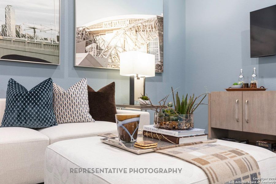 Furnished interior view inside a new home in Alsatian Oaks: 50ft. lots, Castroville (Image 11). Furnished interior view inside a new home in Alsatian Oaks: 50ft. lots, Castroville (Image 11).