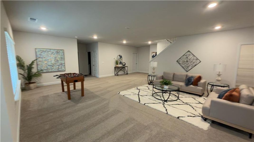 Furnished interior view inside a new home in Habersham Meadows, Demorest (Image 32).