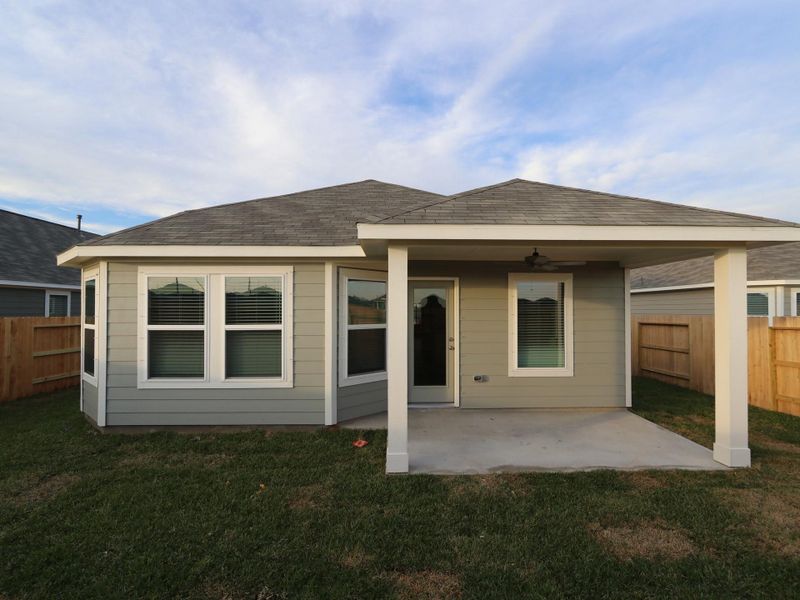 Exterior details and patio area of a home in Ambrose, La Marque (Image 3). Exterior details and patio area of a home in Ambrose, La Marque (Image 3).