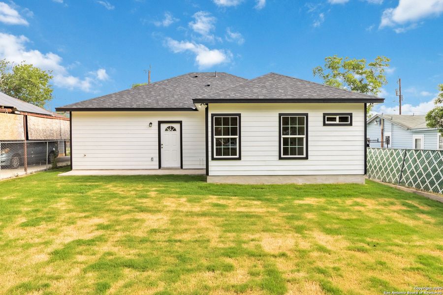 Front exterior of a new home in , San Antonio, TX, highlighting curb appeal (Image 15).