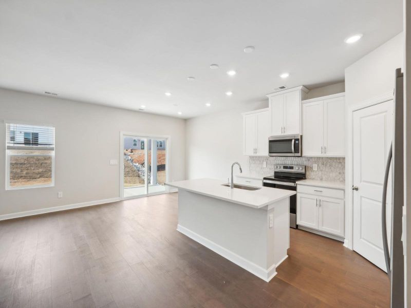 Furnished interior view inside a new home in Harper Landing, Stanley (Image 8).