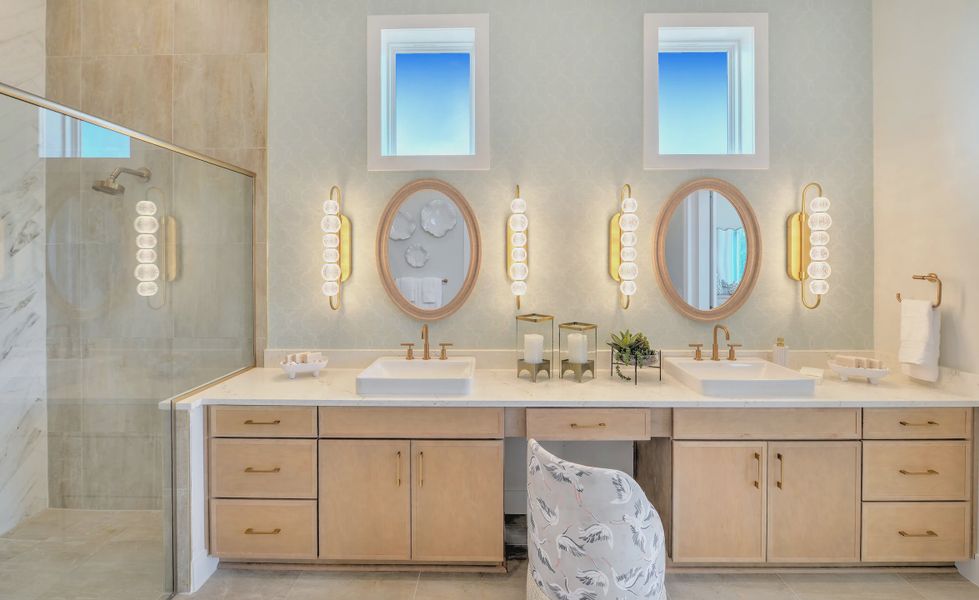 Furnished interior view inside a new home in Weslyn Park at Sunbridge, St. Cloud (Image 22).