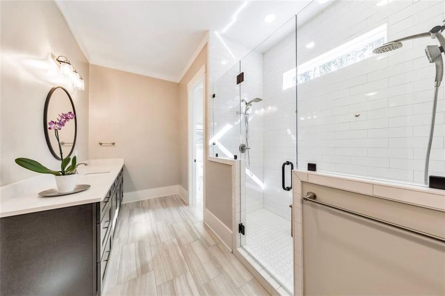 Furnished interior view inside a new home in , Woodstock (Image 39).