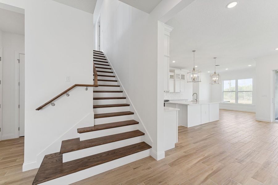 Stairs, Kitchen, Great Room Stairs, Kitchen, Great Room