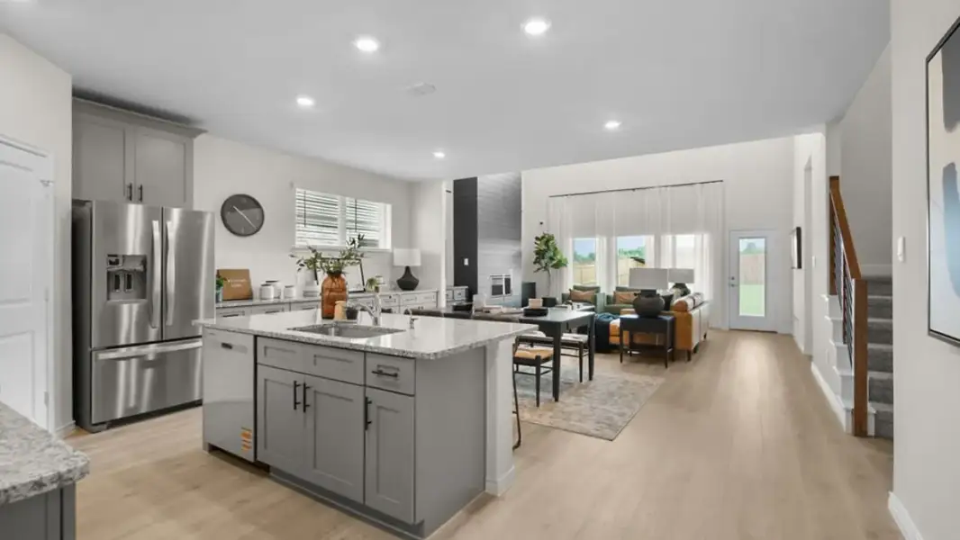 Furnished interior view inside a new home in The Preserve at Forum, Grand Prairie (Image 4).