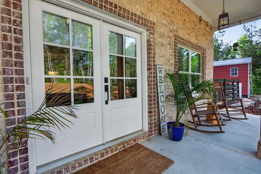 Exterior details and patio area of a home in , Talking Rock (Image 31).